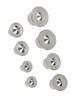 Solid And Hollow Styles Dowel Center Pins 8-piece Pack Metal Construction
