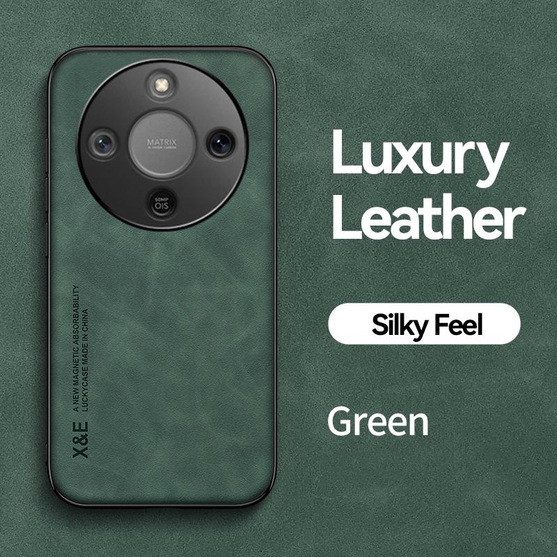 KEYSION Luxus Retro PU Bőr Telefon Tok HONOR X9d 5G-hez Puha Szilikon+PC Ütésálló Telefon Hátlap Huawei Magic 8 Lite-hoz