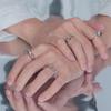 Luxurious Cold Aesthetic Geometric Ring With Adjustable Size For Modern Fashion Lovers
