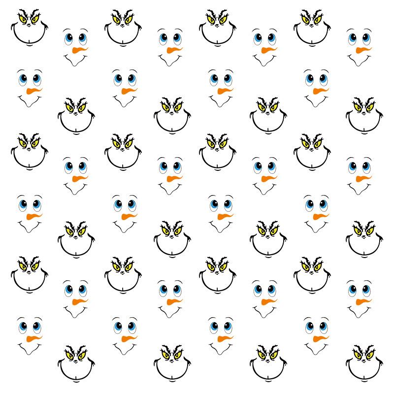 Wall Sticker Christmas Wall Sticker Emoji Sticker Cute Cartoon Snowman Sticker Refrigerator Sticker Window Sticker Cup Sticker