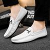 Flat Office Moccasin Breathable Male Casual Shoe Luxury Sale 2025 Trend Classic Original Summer On Men's Leather Shoes