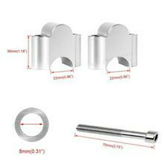 Aluminum Alloy 30mm Lift Rod for R1200/R1250 BMW Handlebar Lifts