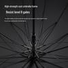 ZUODU 16-Rib Extra-Large Reinforced Straight Umbrella