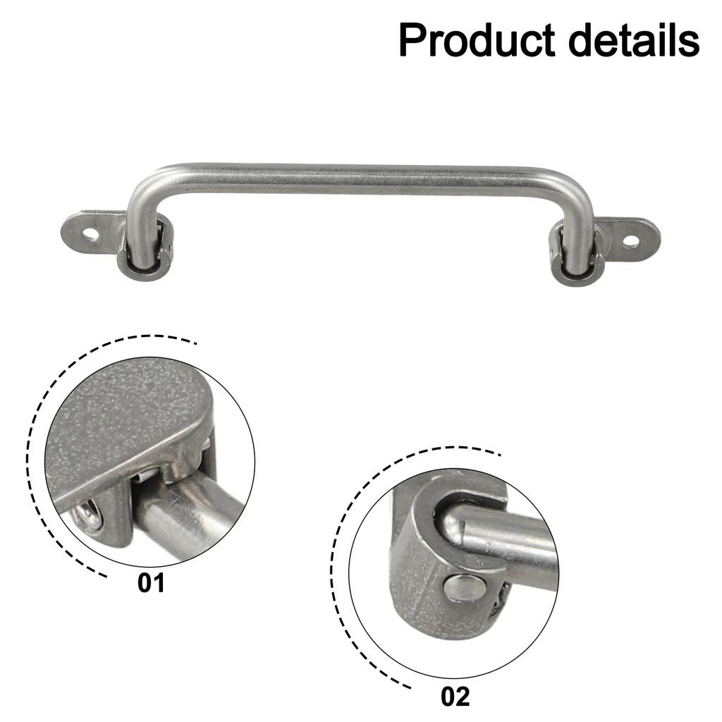 Space-Saving Handle 304 Stainless Steel Handle Perfect For Heavy-duty Applications For Cabinet Installation Hole Distance 180mm
