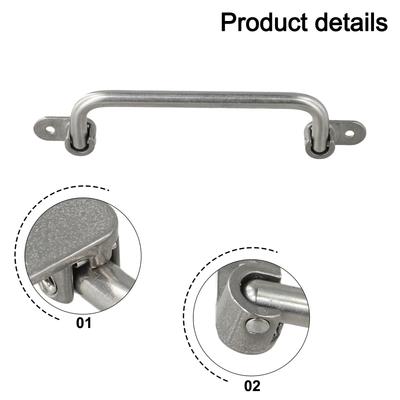Space-Saving Handle 304 Stainless Steel Handle Perfect For Heavy-duty Applications For Cabinet Installation Hole Distance 180mm