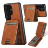 2 In 1 Detachable Lychee Grain Magnetic Leather Phone Case for Samsung S26 Ultra S25 Plus S24 S23 S22 Wireless Charging Cover