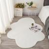 Nordische Ins Teppiche für Schlafzimmer Weiße Wolkenform Nachttisch Bodenmatte Flauschig Weich Wohnzimmer Dekorations Teppich Dickes Plüsch Lounge Teppich