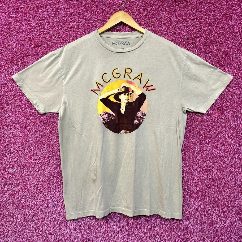 Tim McGraw Not a Moment Too Soon Cowboy Country Tee L