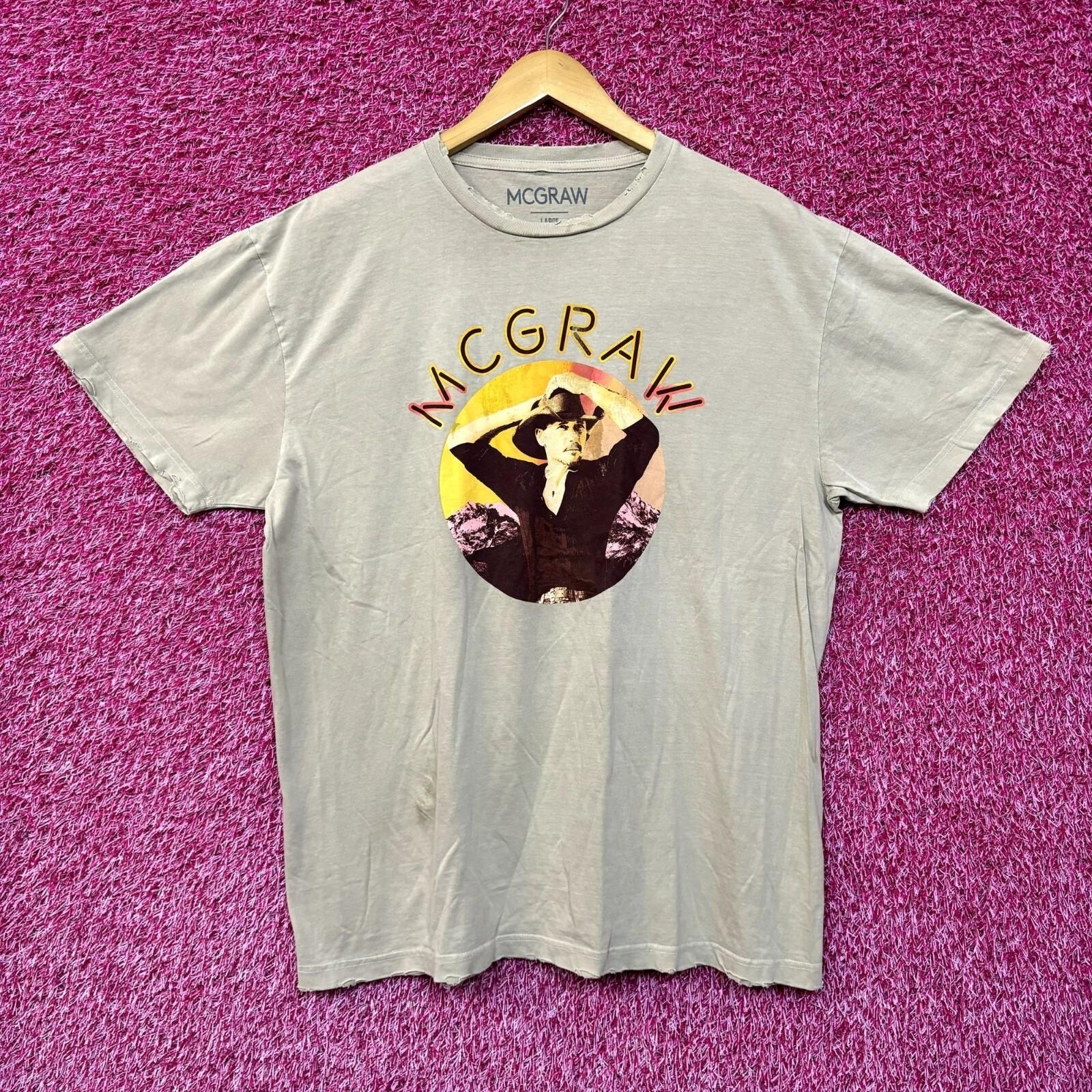 Tim McGraw Not a Moment Too Soon Cowboy Country Tee L S