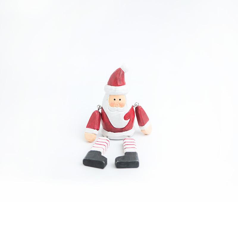 Wooden Holiday Ornaments Set With Modern Style For Christmas Home Decor