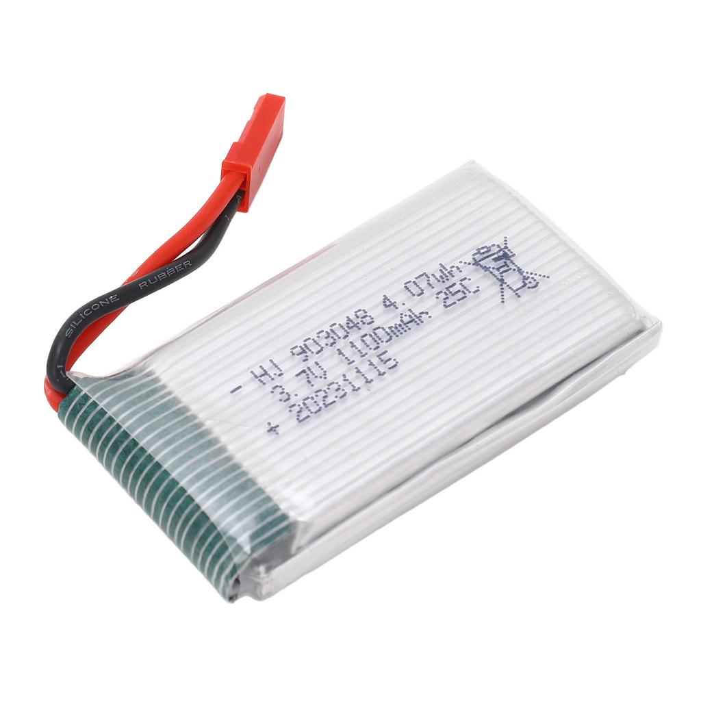 3.7V 1100mAh Lipo Battery Fits for X5SW for H5P RC Quadcopter RC Drone Spare Parts JST Red Plug