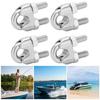 4pcs 9/16 Inch M14 Stainless Steel Wire Rope Cable Clip Clamp U Bolt Saddle Fastener