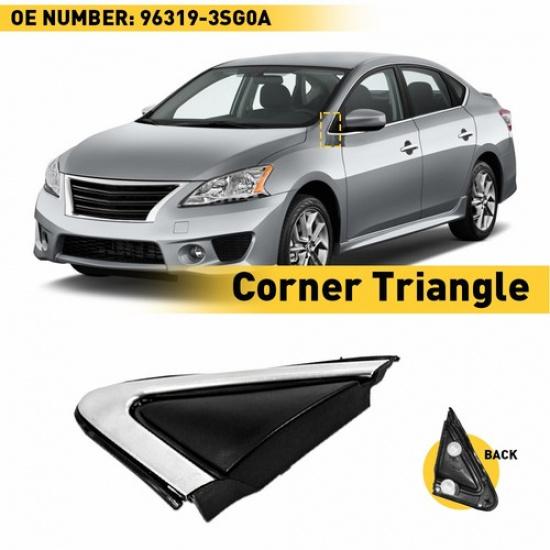 Front Left Fender Trim /Mirror Finisher for Nissan 13-19 Sentra 96319-3SG0A
