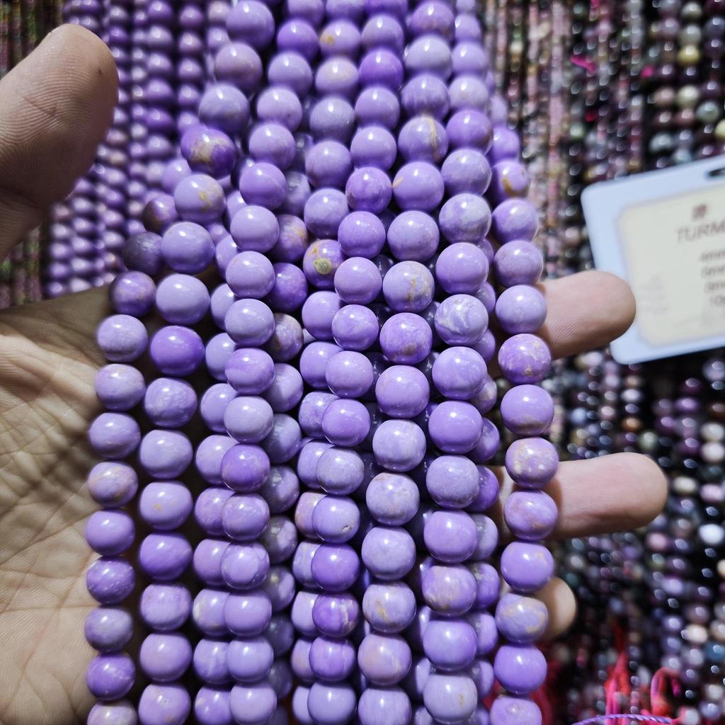 Purple Series Amethyst & Super Seven Crystal Beads: Round, Natural Stone, DIY Jewelry Accessories