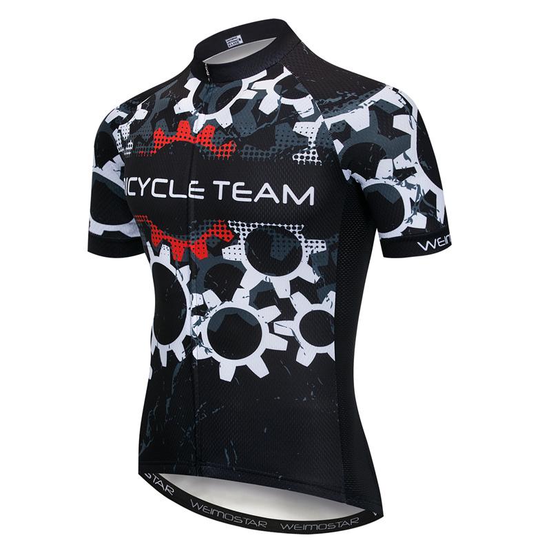 Cheap Men's Bicycle Gearwheel Printing Cycling Jersey MTB Bicycle Short