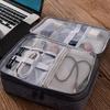 Travel Cable Storage Bag Compact USB Gadget Organizer Bag Multi-Pocketed Tools Accessories Versatile Application