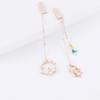 Book Clips Marker of Page Book Tag Pagination Mark Peach Heart Metal Bookmark Pendant Bookmark