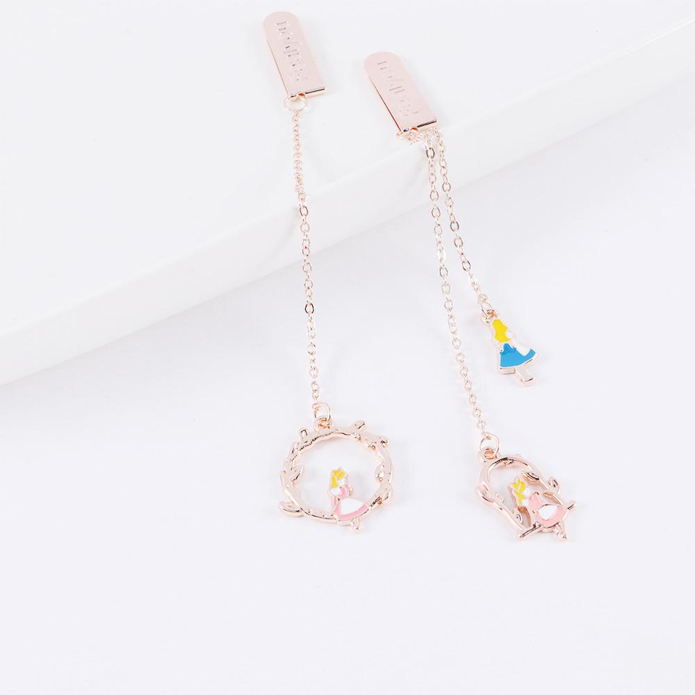 Book Clips Marker of Page Book Tag Pagination Mark Peach Heart Metal Bookmark Pendant Bookmark