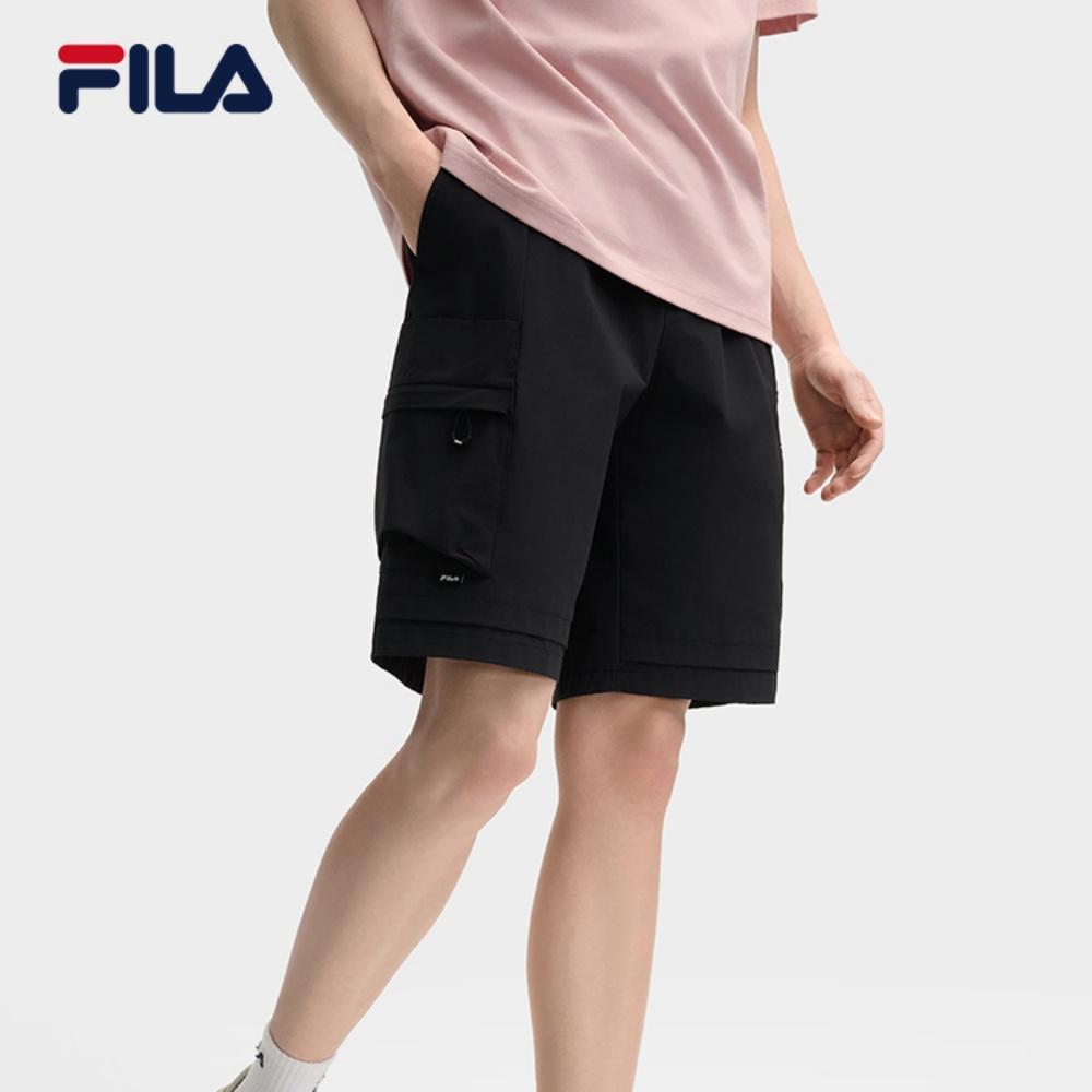New FILA Cargo Shorts Men's Jet Black F11M529807F-BK