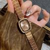Square Medieval Watch Women's Simple Niche Light Luxury Gold Chain Quartz Watch Brand Retro Watch
