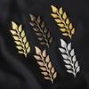 Vintage Men's Suit Brooches Parts Leaf-shaped Shirt Collar Breastpin Decoration Supplies Party Hair Jewelry Making Accessories