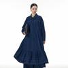 2026 Spring European & American Plus Size Women's Denim Workwear Windbreaker Jacket