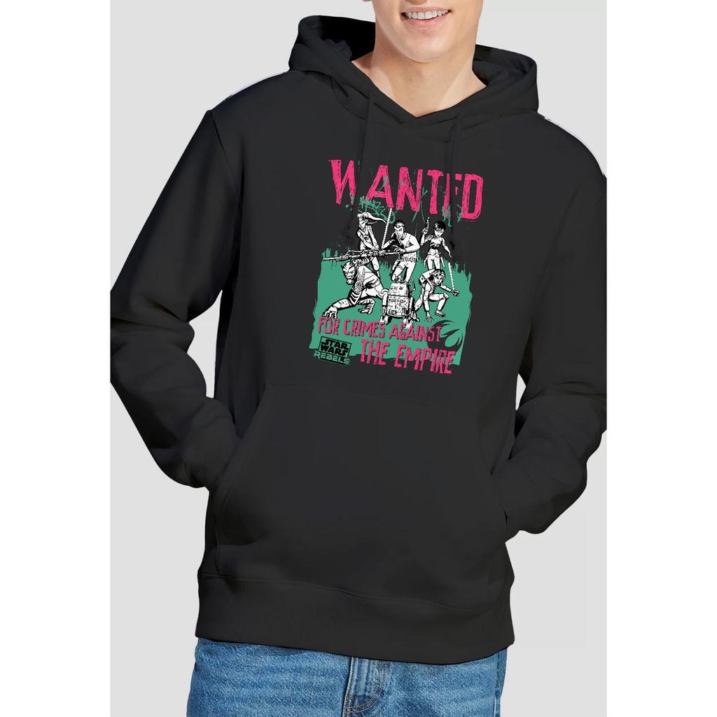 STAR WARS Mens Wanted Rebels Hoodie