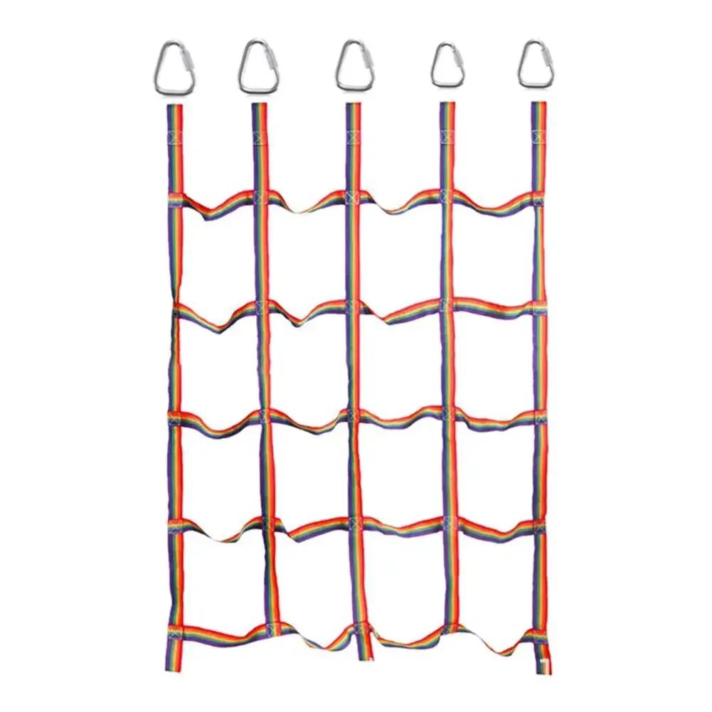 Wooden Children Climbing Rope Ladder Kids Swing Indoor Outdoor Game Toy Backyard Playground Entertainment Games Fitness Games