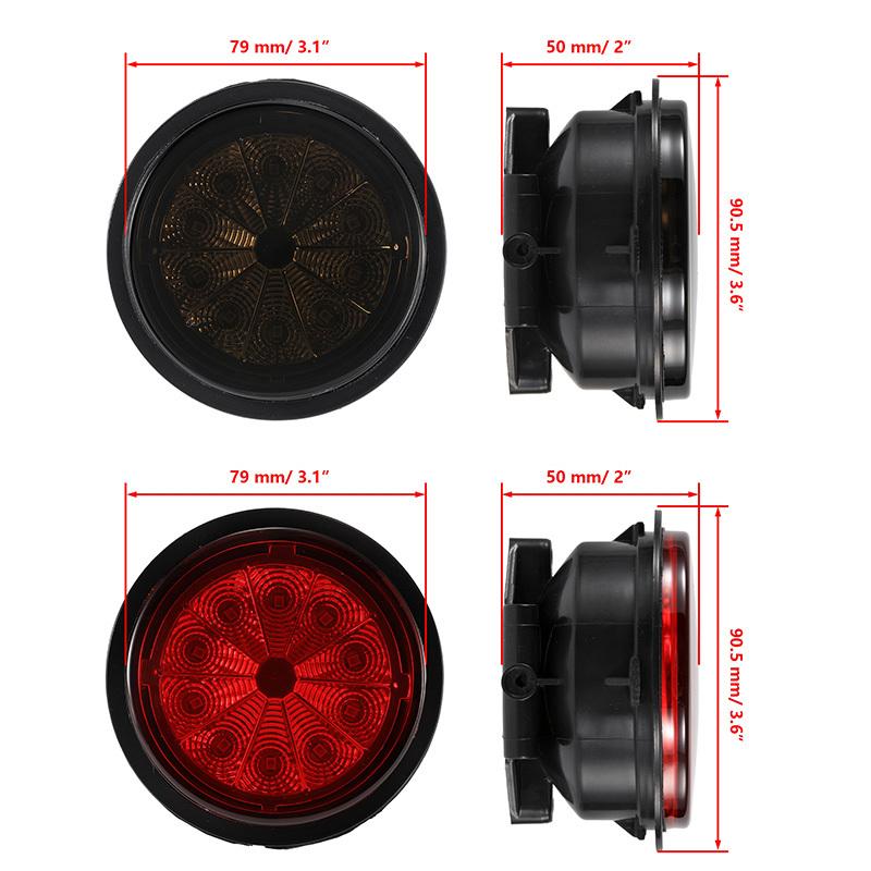 LED Tail Light With Bulbs Fit For Can-Am Outlander Commander Maverick Renegade 710001645 Modified Car Rear Brake Stop Led Lights