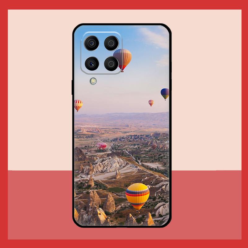 Hot Air Balloon Travel Mountain Case For Samsung Galaxy M52 M32 M53 M16 M11 M21 M31 M35 M12 M13 M14 M15 M36 M56 M55 M34 M54