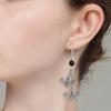 Death Moth Goth Earrings Dark Academia Jewelry Lightweight Zinc Alloy Studs Alternative Fashion Accessories