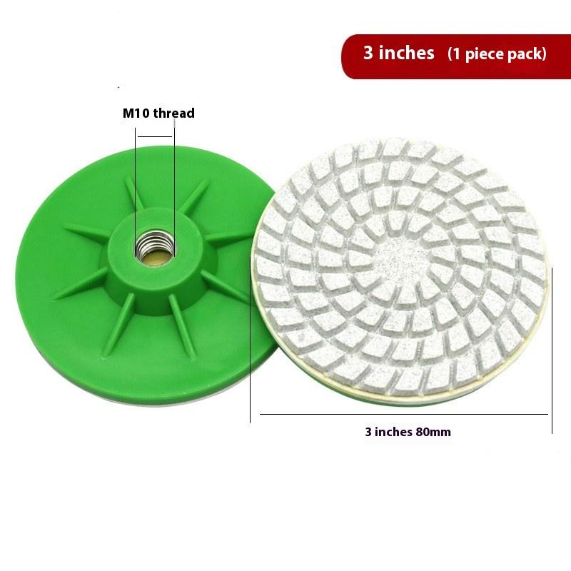 80Mm Ceramic Tile Trimming Polishing Disc Angle Grinder Dry Polishing Marble Quartz Stone Chamfering Grinding Edge