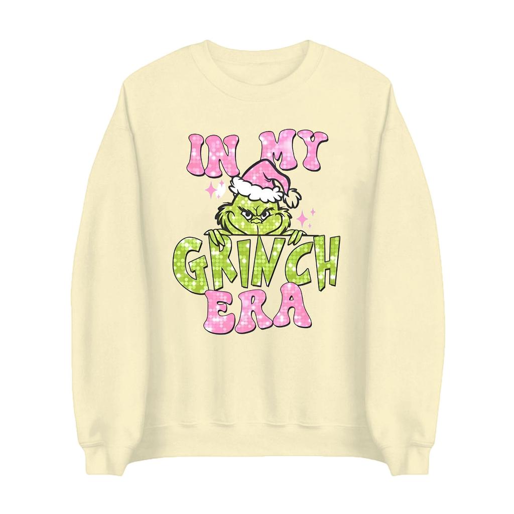 Women's Fashion Casual Print Casual Long Sleeve Round Neck Sweatshirt Top