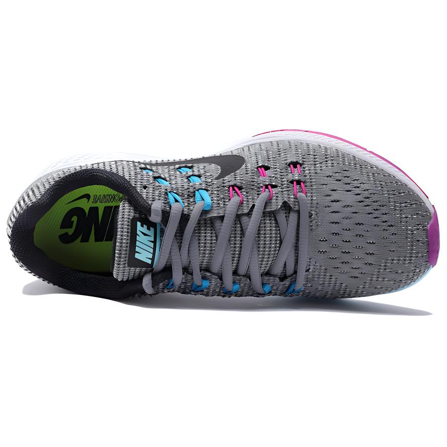 Nike Air Zoom Structure 19 Cool Grey Fuchsia Flash Women Sneakers 806584-005
