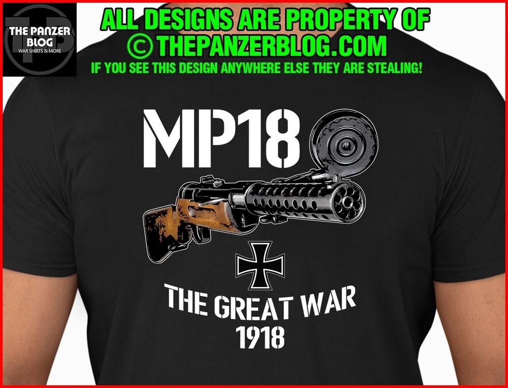 MP18 Machine Gun T-Shirt WWI The Great War Unisex T-Shirt XL