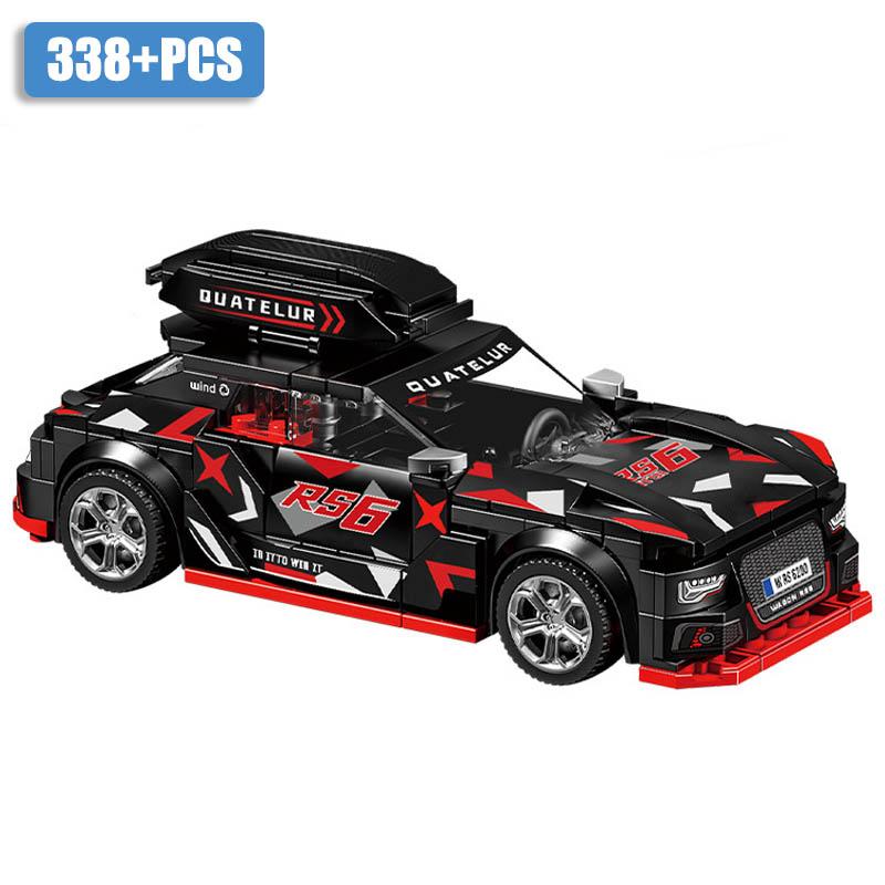 Technical City Racing Car Building Blocks Set GT3 RS6 Supercar Model MOC Sport Cars Bricks Toys For Children Boys Christmas Gift
