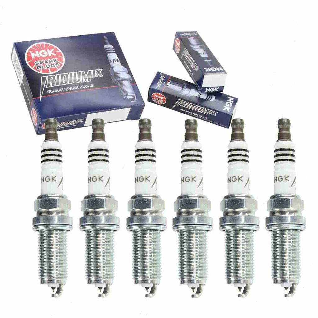 NGK Iridium IX Spark Plugs 6 PCS Compatible with Nissan 350Z 3.5L V6 2003-2006
