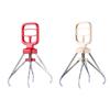 4 Prongs Nonslip Plate Holders Durable ABS And Nonrust Steel BBQ Serving Tongs For Secure Grip On Hot Dishes