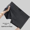 Qipilangg Men's Antibacterial Cotton-Spandex Boxer Briefs (3-Pack)