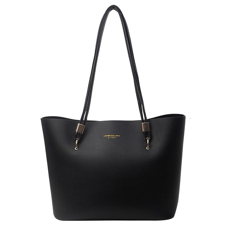 Simple Tote Large Capacity Bag Women's New Bag Bag Fashion Underarm Bag Versatile Shoulder Commuter Bag Bride