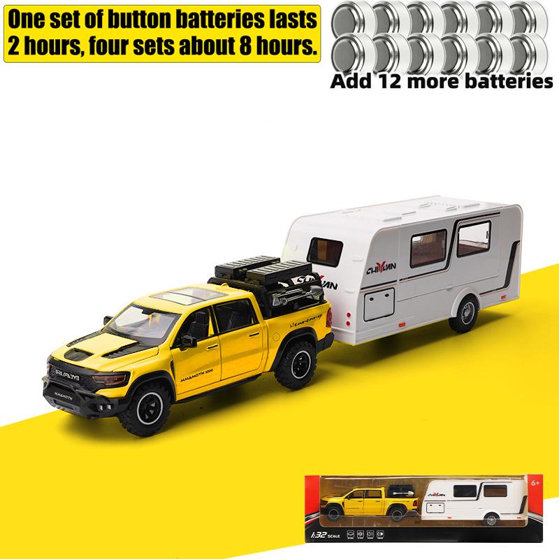 1:32 Dodge Ram 1000 Trx Mammoth Pickup Legierung Druckguss Modellauto Simulationsornamente Spielzeug Schreibtisch-Display-Ornament Geburtstagsgeschenk