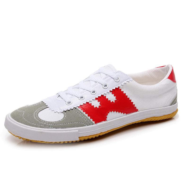 

Мужская повседневная парусиновая обувь Унисекс Обувь для кунг-фу и ушу Мужская обувь для волейбола Спортивная обувь Удобная мягкая подошва Кроссовки для тренировок Новинка 35 красный