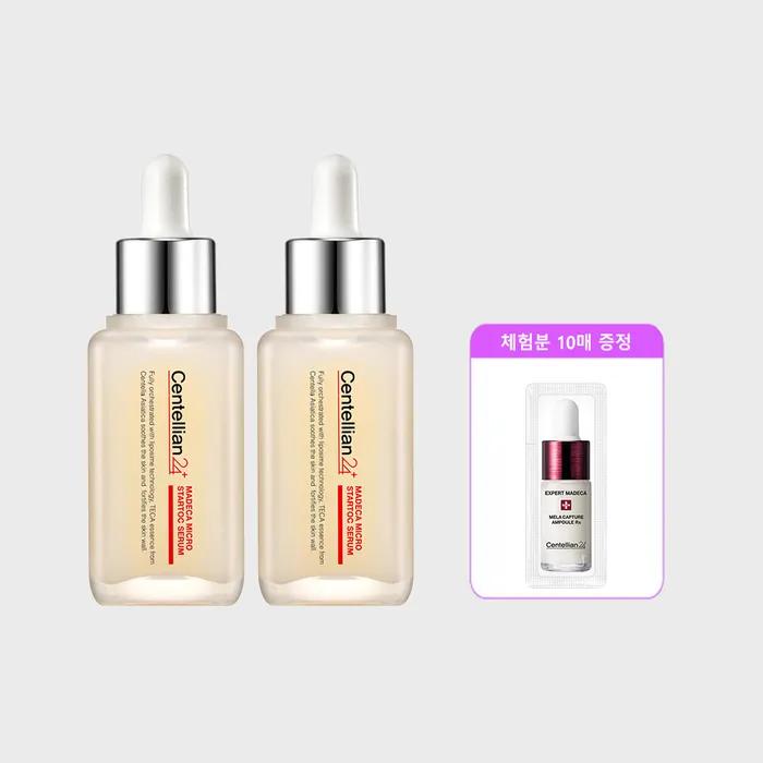 Madeca Micro Startok Serum 50mlX2 + Freckle Ampoule 1ml 10 Sheets