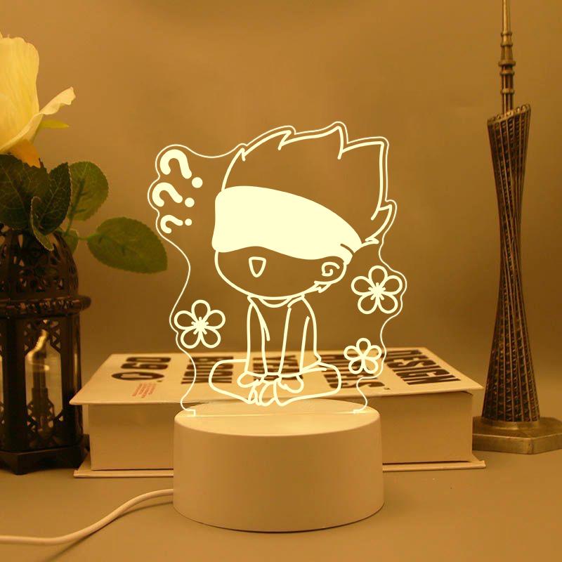 Jujutsu Kaisen 3d Night Light Led Decoration Gojo Satoru Geto Suguru Ryomen Sukuna Anime Gift For Birthday
