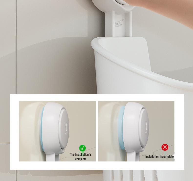 Taili Bathroom & Kitchen Suction Cup Storage Rack