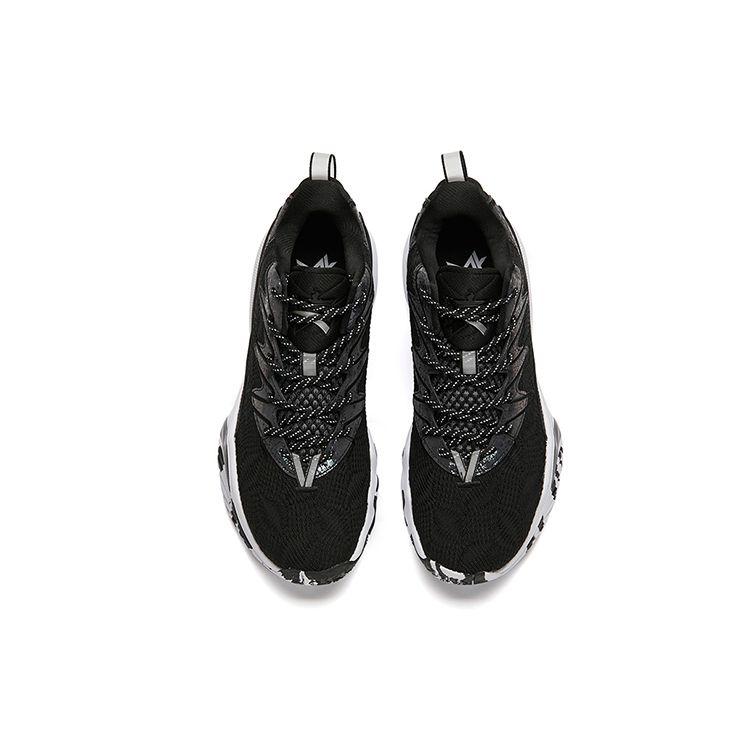 Anta Speed Decision 5 Low Top Basketball Shoes Men sneaker Black White 112141605-5