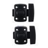 Rotate Bolt Door Lock Latch Black Gate Latches Portable Zinc Alloy Latch  Worker