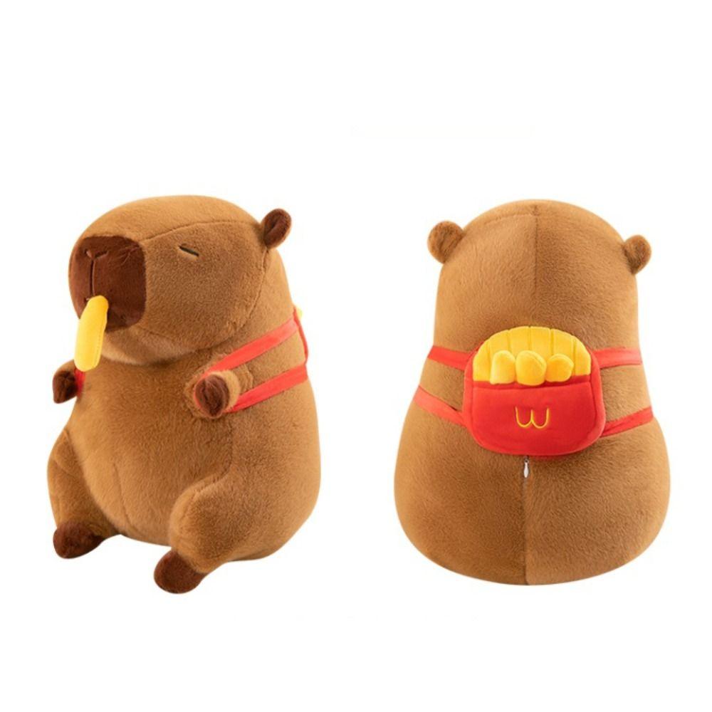 Cloth Doll Capibara Anime Fluffty Toy Simulation Capybara Plush Doll  Birthday Gift