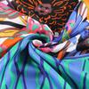 POBING Silk Scarf Women Large Shawls Bottle Flowers Square Scarves Wraps Bandana Luxury Kerchief Hijab Scarf Female Foulards