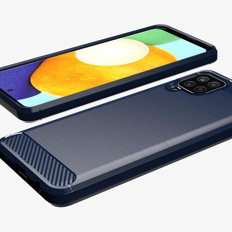 Flexible Carbon Cover for Samsung Galaxy A22 4G - Black